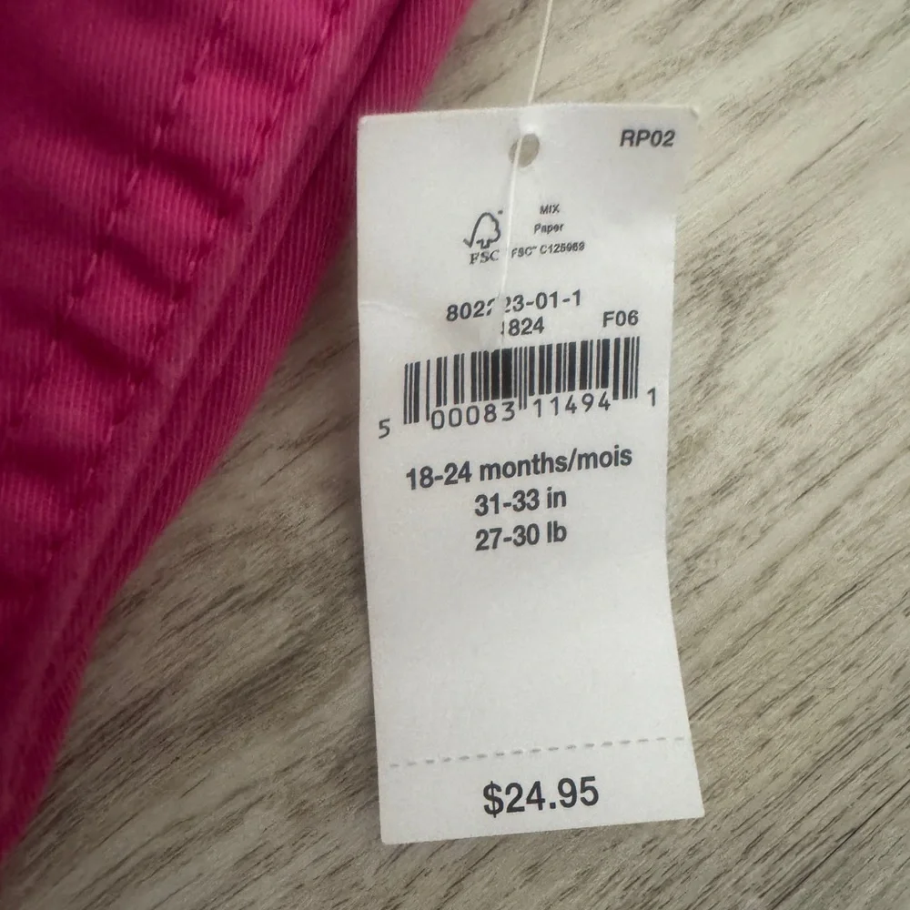 New with tags GAP Girls Pink Elastic-Waist Shorts